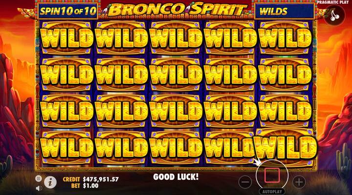 Bronco Spirit Slot Screenshot